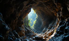 Immagine di Ottavia Piana durante il salvataggio in grotta