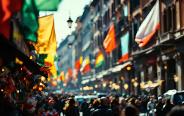 Manifestazione di lavoratori e studenti a Roma per i diritti