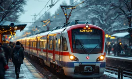 Treno Sicilia Express in partenza per un viaggio economico