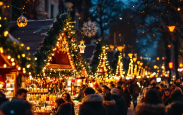 Auto nei mercatini di Natale a Milano senza ostacoli