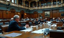 Discussione in aula sulla sicurezza nell'industria