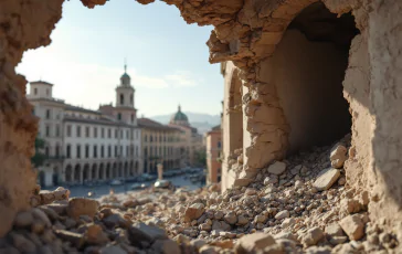 Mappa dei terremoti recenti in Italia con misure di sicurezza