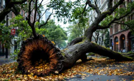 Albero caduto a Roma dopo un incidente tragico