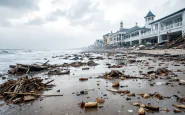 Immagine evocativa del disastro dello tsunami del 2004