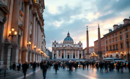 Incontro istituzionale a Roma durante una visita di Stato