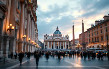 Incontro istituzionale a Roma durante una visita di Stato