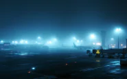 Aeroporto di Catania con nebbia e voli cancellati