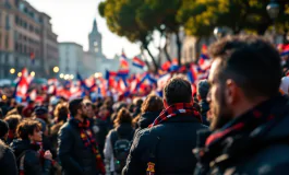 Tifosi spagnoli aggrediti a Roma durante un evento sportivo