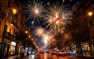 Immagine dei festeggiamenti di Capodanno in Italia