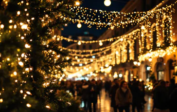 Festeggiamenti di Capodanno in Italia con fuochi d'artificio