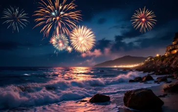 Fuochi d'artificio e concerti per il Capodanno in Sardegna