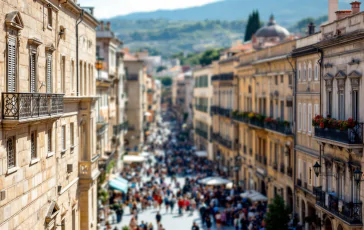 Alessandra Todde durante un evento politico in Sardegna