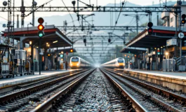 Treno fermo in stazione a causa di guasti e disagi