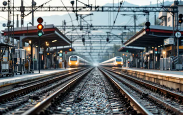 Treno fermo in stazione a causa di guasti e disagi