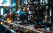 Donne saldatrici al lavoro in un'officina a Udine