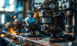 Donne saldatrici al lavoro in un'officina a Udine