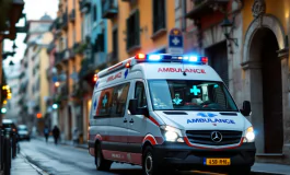 Ambulanza a Napoli colpita da furto audace