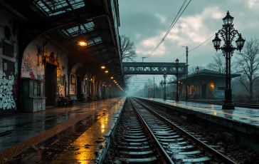 Immagine della stazione di Alessandria dopo la rissa