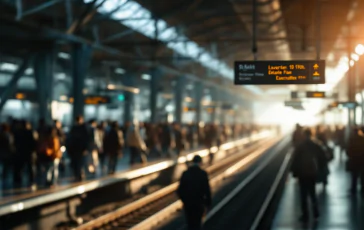 Immagine dei disagi causati da guasti elettrici a Roma Termini