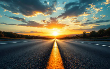 Auto che guida contromano in autostrada