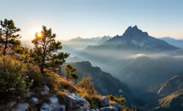 Luca Perazzini durante un'escursione sul Gran Sasso