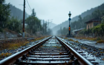 Treno fermo a causa del maltempo in Calabria