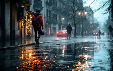 Immagine dei danni causati dal maltempo in Sicilia e Calabria