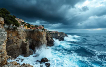 Previsioni meteo maltempo al Sud con piogge e venti