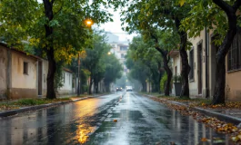 Immagine di piogge intense in Calabria con scuole chiuse