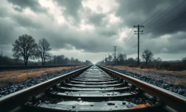 Treno fermo a causa del maltempo nel meridione d'Italia