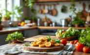 Marisa Laurito mentre cucina a È sempre mezzogiorno