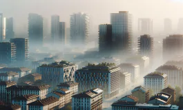 Immagine che rappresenta l'inquinamento atmosferico a Milano