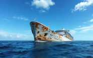 Immagine del naufragio della Costa Concordia in Italia