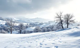 Nevicate in Basilicata che migliorano la crisi idrica