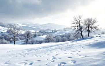 Nevicate in Basilicata che migliorano la crisi idrica