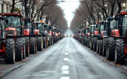 Agricoltori in protesta a Milano per i loro diritti