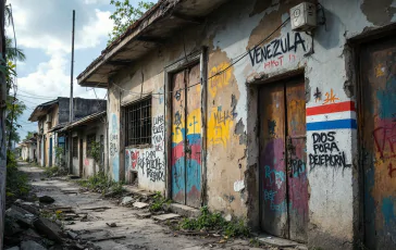 Manifestazione contro la repressione in Venezuela