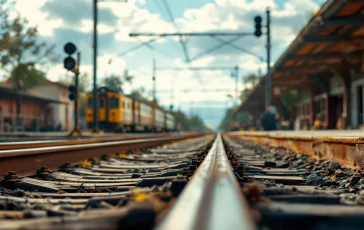 Manifestazione del personale ferroviario in Toscana