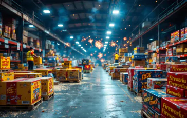 Sequestro di fuochi d'artificio a Palermo