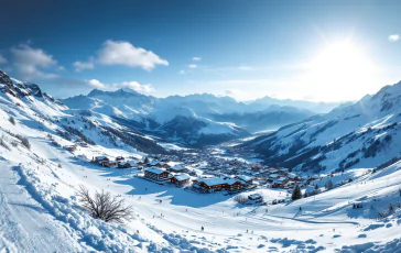 Scenari innevati delle stazioni sciistiche marchigiane