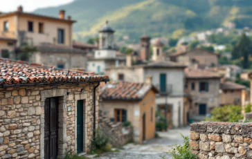 Immagine di Montecalvo Irpino dopo le scosse di terremoto