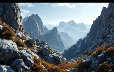 Giovane arrampicatore in montagna a L'Aquila