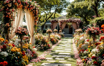 Veronica Peparini e Andreas Muller durante il loro matrimonio