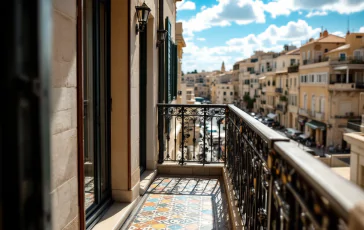 Claudia Chessa in fuga da un balcone a Malta