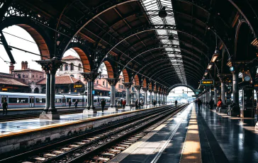 Immagine del degrado alla stazione Porta Nuova di Verona