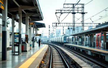 Immagine dei disagi sulla linea alta velocità a Bologna