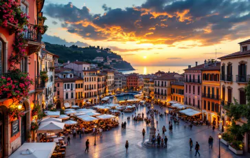 Immagine del Festival di Sanremo con artisti sul palco