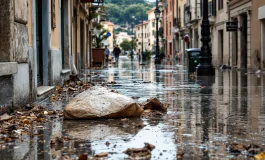 Immagine dei danni causati dal nubifragio all'Isola d'Elba