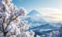 Postino dell'Etna affronta neve e lava nel suo lavoro