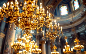 Candelabri storici danneggiati nella Basilica di San Pietro